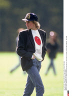 London : Princess Diana at a Polo match
