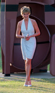 PRINCESS DIANA AT THE SERPENTINE GALLERY FUNDRAISING GALA SPONSORED BY VANITY FAIR ,  HYDE PARK, BRITAIN - 1995
