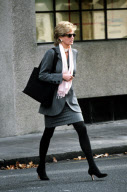 PRINCESS DIANA AT BIBENDUM RESTAURANT, CHELSEA, LONDON, BRITAIN - 1995