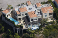 *EXCLUSIVE* Aerial Views of Lady Gaga's Bel Air Home