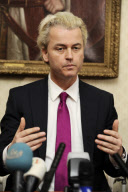 Dutch MP Geert Wilders, leader of the Party for Freedom, House of Lords, London, Britain -5th Mar 2010