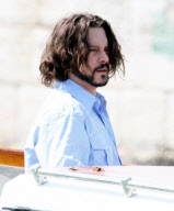Angelina Jolie and Johnny Depp filming 'The Tourist' in Venice