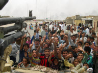 British troops enter Basra, April 2003
