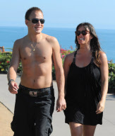 A Pregnant Alanis Morissette Takes An Afternoon Stroll With Her Husband Mario "Souleye" Treadway