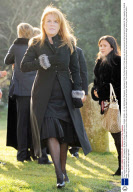 The funeral of socialite Sir Dai Llewellyn, St Marys Church, Coddenham, Suffolk, Britain - 21 Jan 2009
