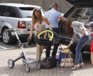 CARLY COLE ARRIVES AT ANFIELD