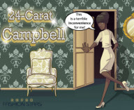 New online game '24-Carat Campbell', inspired by Naomi Campbell's recent involvment in the Charles Taylor war crimes tribunal - 17 Aug 2010