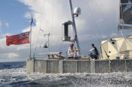 Boat made from plastic bottles completes voyage, Sydney, Australia - 26 Jul 2010