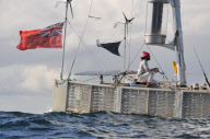 Boat made from plastic bottles completes voyage, Sydney, Australia - 26 Jul 2010