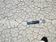 Researching the moving rocks of Racetrack Playa, California, America - 11 Aug 2010