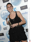 PARIS: Globes of Cristal Awards for Art and Culture.