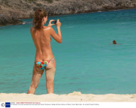 Ric Ocasek of The Cars pop band and his actress wife Paulina Porizkova on holiday with their children in St Barts, French West Indies - 08 Jul 2007