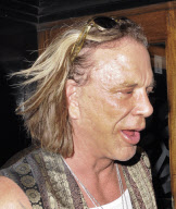 Mickey Rourke leaving the Groucho Club, London, Britain - 20 Jul 2009