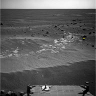 Mars' Concepcion Crater - Exploration Rover Opportunity