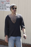 Sexy or not? Gossip Girls star ED WESTWICK showing off his massive chest hair