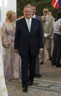 The wedding of Prince Nikolaos and Tatiana Blatnik, monastery of Ayios Nikolaos, Spetses, Greece - 25 Aug 2010