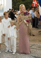 The wedding of Prince Nikolaos and Tatiana Blatnik, monastery of Ayios Nikolaos, Spetses, Greece - 25 Aug 2010