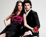 Los modelos brasile?os Alessandra Ambrosio y Jesus Luz,  nueva imagen de la firma Chenson.