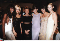 MONACO:BAL DE LA ROSE "JUBILE".           NAOMI CAMPBELL,KAREN MULDER,PRINCESSE STEP