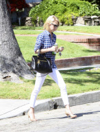 January Jones Out And About