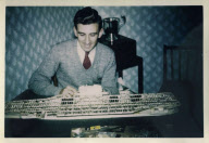 Man spends 62 years making fleet of 430 Royal Navy warships out of matchsticks, Blandford, Dorset, Britain - 24 Aug 2010