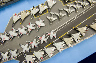 Man spends 62 years making fleet of 430 Royal Navy warships out of matchsticks, Blandford, Dorset, Britain - 24 Aug 2010
