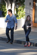 *EXCLUSIVE* Hilary Duff and Mike Comrie go furniture shopping