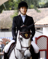 Charlotte Casiraghi competed in another round of the Athina Onassis Horse Show, Rio de Janeiro, Brazil - 28 Aug 2010