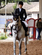Charlotte Casiraghi competed in another round of the Athina Onassis Horse Show, Rio de Janeiro, Brazil - 28 Aug 2010