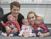 Gran delivers her own triplet grandchildren, Norwich, Britain - Nov 2009