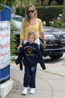 *EXCLUSIVE*  First Day of School for Ryder and Kate Hudson