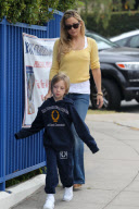 *EXCLUSIVE*  First Day of School for Ryder and Kate Hudson