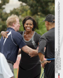 LA: MICHELLE OBAMA PROMOTES NFL & HEALTHY LIVING