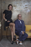 Shoe designer Manolo Blahnik and niece Kristina Blahnik