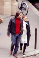 EXCUSIVE : Couple Kylie Minogue and Olivier Minogue in love in Paris, France