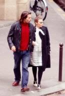 EXCUSIVE : Couple Kylie Minogue and Olivier Minogue in love in Paris, France