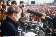 RFA/COMMEMORATION DU 4 NOVEMBRE 89 A BER  LIN : BAERBEL BOHLEY