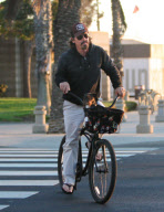 Josh Brolin and Diane Lane go for a Sunset Bike Ride