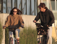 Josh Brolin and Diane Lane go for a Sunset Bike Ride