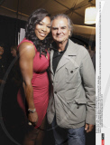 NEW YORK: Serena Williams backstage Michael Kors Spring 2011 fashion show