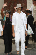 Madonna and family attend Kabbalah service, New York, America - 18 Sep 2010