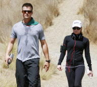 Fergie and Josh Duhamel go hiking in Brentwood, California, America - 18 Sep 2010