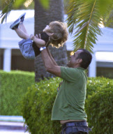 Ricky Martin's Children Matteo And Valentino Spend The Day At The Park