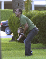 Ricky Martin's Children Matteo And Valentino Spend The Day At The Park