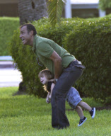 Ricky Martin's Children Matteo And Valentino Spend The Day At The Park
