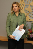 Princess Maxima meets Ban Ki-moon at the United Nations - New York
