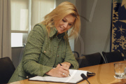 Princess Maxima meets Ban Ki-moon at the United Nations - New York