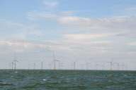 Gunfleet Sands Offshore Wind Farm, Thames estuary, Britain - Aug 2010