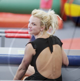 EXCLUSIVE Britney Spears picks up Jayden after court!
