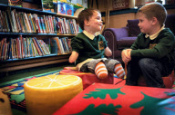 Four-year-old Harley Lane, who lost all four limbs to meningitis, Stockport, Greater Manchester, Britain - 28 Sep 2010